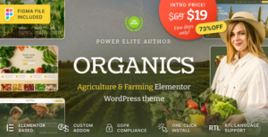 Organics Agriculture & Food Farm WP Theme