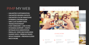 PIMP Creative MultiPurpose Theme