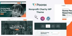 Poorex Nonprofit Charity WP Theme