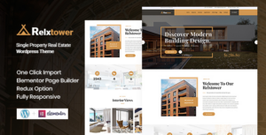 Relxtower Single Property Elementor WP