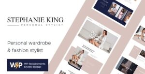 S.King Personal Stylist and Fashion Blogger WP Theme