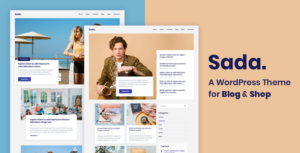 Sada A WP Theme For Blog & Shop