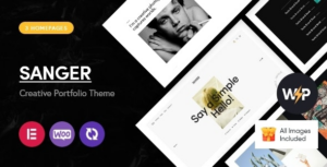 Sanger Personal Portfolio for Creatives Theme