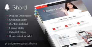 Shard Multipurpose Business Parallax WP Theme