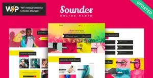 Sounder Online Radio WP Theme