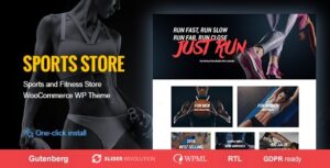 Sports Store Sports Clothes & Fitness Equipment Store WP Theme