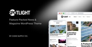 Spotlight Feature-Packed News & Magazine WP Theme