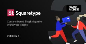 Squaretype Modern Blog WP Theme