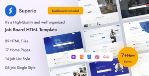 Superio Job Portal & Job Board React NextJS Template