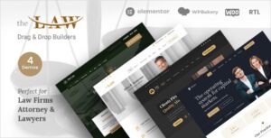 The Law Lawyer Theme + RTL