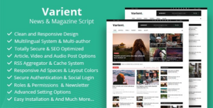 Varient News & Magazine Script