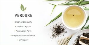 Verdure Organic Tea Shop WP Theme