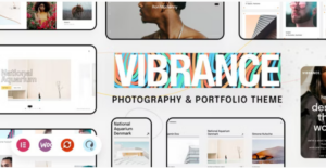 Vibrance WP Photography Elementor Theme
