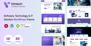 Vintech Technology & IT Solutions WP Theme