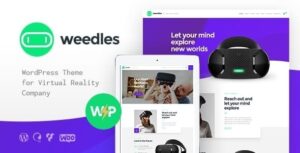 Weedles Virtual Reality Landing Page & Store WP Theme