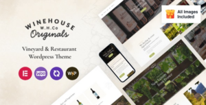 Wine House Vineyard & Restaurant Liquor Store WP Theme