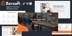 Xevsoft Digital & It Solutions WP Theme