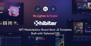Xhibiter NFT Marketplace React NextJS Template