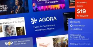 Agora Event & Conference WP Theme