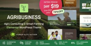 Agribusiness Agriculture Business Consulting WP Theme