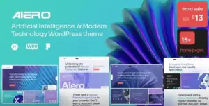 Aiero AI Agency & Technology WP Theme