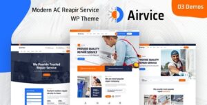 Airvice AC Repair Services WP Theme