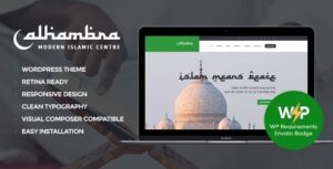Alhambra Islamic Centre WP Theme