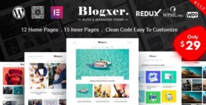 Bloxer Blog & Magazine WP Theme