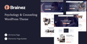 Brainez Psychology And Counseling WP Theme