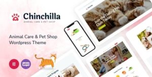 Chinchilla Animal Care & Pet Shop WP Theme