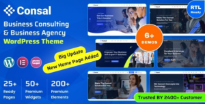 Consal Business Agency & IT Service WP Theme
