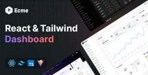 Ecme React Tailwind Admin Template (React 19)