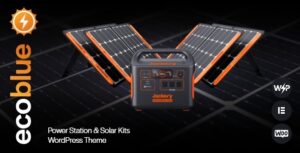 EcoBlue Power Station & Solar Kits WP Theme