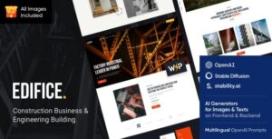 Edifice Construction & Building WP Theme