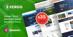 Energo Wind Renewable Energy WP Theme