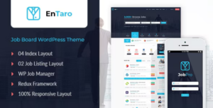 Entaro Job Portal WP Theme