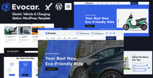 Evocar Electric Vehicle & Charging Station WP Theme