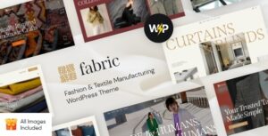 Fabric Fashion & Textile Manufacturing WP Theme