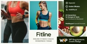 FitLine Online Fitness Coach WP Theme