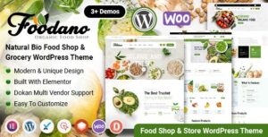 Foodano Natural Food Shop WP Theme