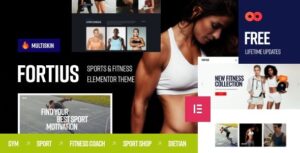 Fortius Sports & Fitness Elementor WP Theme