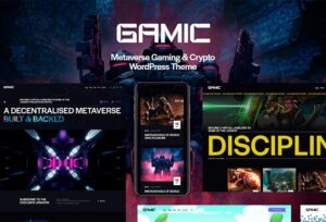 Gamic Metaverse Gaming & Crypto WP Theme