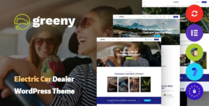 Greeny Electric Car Dealership WP Theme