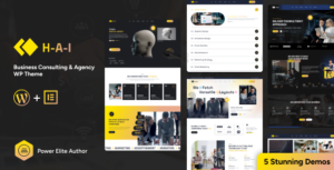 Hai Elementor Agency WordPressTheme