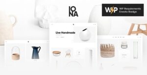 Iona Handmade & Crafts Shop WP Theme