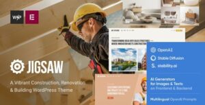 Jigsaw Building & Construction WP Theme