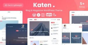 Katen Blog & Magazine WP Theme