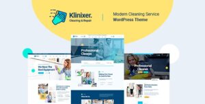 Klinixer Cleaning Services WP Theme + RTL