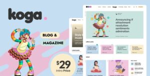 Koga Blog & Magazine WP Theme