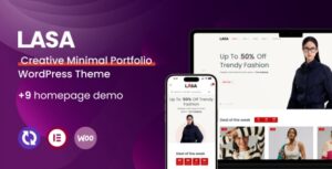 Lasa Creative Minimal WooCommerce WP Theme
